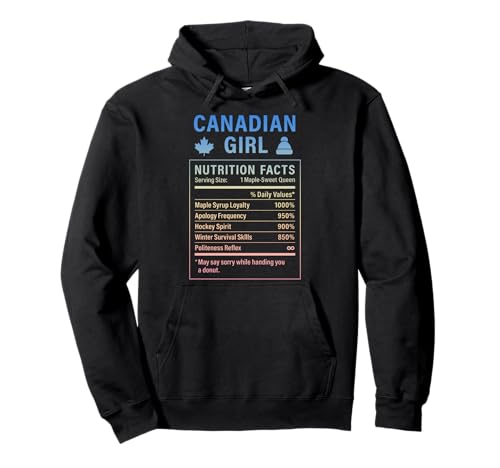 Canadian Girl Stolze Frauen mit kanadischen Wurzeln Pullover Hoodie Canadian Girl Stolze Frauen mit kanadischen Wurzeln Pullover Hoodie von Canadian Culture Gifts for Women of Canada