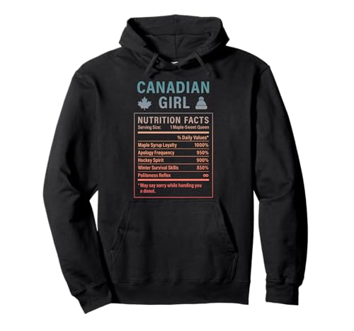 Canadian Girl Stolze Frauen mit kanadischen Wurzeln Pullover Hoodie Canadian Girl Stolze Frauen mit kanadischen Wurzeln Pullover Hoodie von Canadian Culture Gifts for Women of Canada