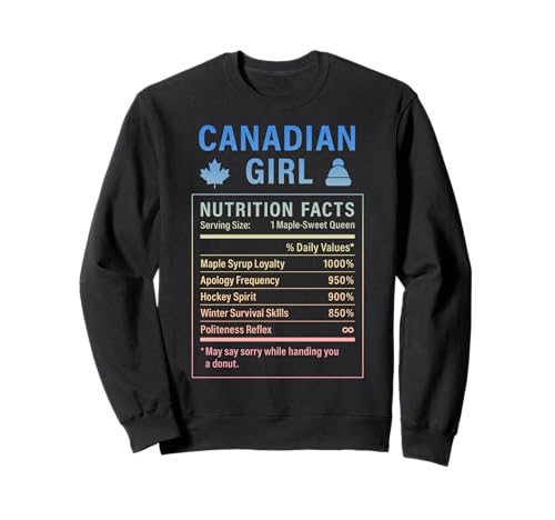 Canadian Girl Stolze Frauen mit kanadischen Wurzeln Sweatshirt Canadian Girl Stolze Frauen mit kanadischen Wurzeln Sweatshirt von Canadian Culture Gifts for Women of Canada