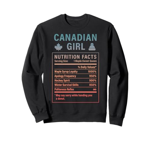 Canadian Girl Stolze Frauen mit kanadischen Wurzeln Sweatshirt Canadian Girl Stolze Frauen mit kanadischen Wurzeln Sweatshirt von Canadian Culture Gifts for Women of Canada
