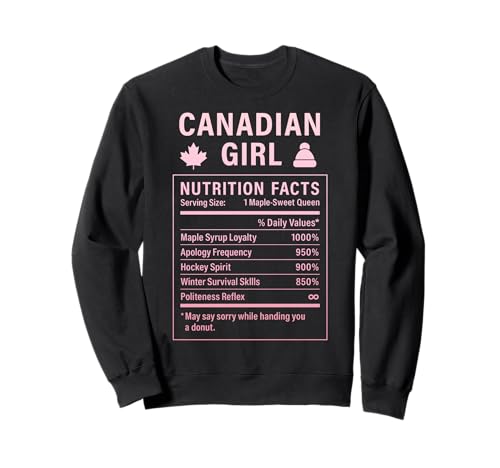 Canadian Girl Stolze Frauen mit kanadischen Wurzeln Sweatshirt Canadian Girl Stolze Frauen mit kanadischen Wurzeln Sweatshirt von Canadian Culture Gifts for Women of Canada