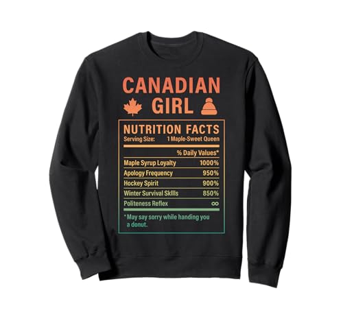 Canadian Girl Stolze Frauen mit kanadischen Wurzeln Sweatshirt Canadian Girl Stolze Frauen mit kanadischen Wurzeln Sweatshirt von Canadian Culture Gifts for Women of Canada