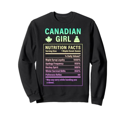 Canadian Girl Stolze Frauen mit kanadischen Wurzeln Sweatshirt Canadian Girl Stolze Frauen mit kanadischen Wurzeln Sweatshirt von Canadian Culture Gifts for Women of Canada