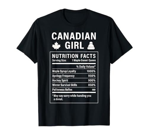 Canadian Girl Stolze Frauen mit kanadischen Wurzeln T-Shirt Canadian Girl Stolze Frauen mit kanadischen Wurzeln T-Shirt von Canadian Culture Gifts for Women of Canada