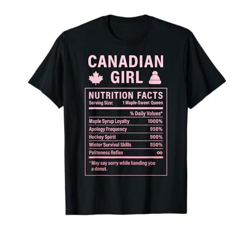 Canadian Girl Stolze Frauen mit kanadischen Wurzeln T-Shirt Canadian Girl Stolze Frauen mit kanadischen Wurzeln T-Shirt von Canadian Culture Gifts for Women of Canada