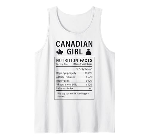 Canadian Girl Stolze Frauen mit kanadischen Wurzeln Tank Top Canadian Girl Stolze Frauen mit kanadischen Wurzeln Tank Top von Canadian Culture Gifts for Women of Canada