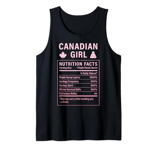 Canadian Girl Stolze Frauen mit kanadischen Wurzeln Tank Top Canadian Girl Stolze Frauen mit kanadischen Wurzeln Tank Top von Canadian Culture Gifts for Women of Canada