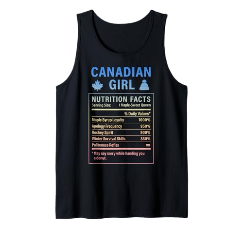 Canadian Girl Stolze Frauen mit kanadischen Wurzeln Tank Top Canadian Girl Stolze Frauen mit kanadischen Wurzeln Tank Top von Canadian Culture Gifts for Women of Canada