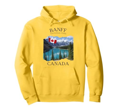 Banff Souvenir Herren Kanadische Touristen Seen Frauen Wanderer Männer Pullover Hoodie Banff Souvenir Herren Kanadische Touristen Seen Frauen Wanderer Männer Pullover Hoodie von Canadian Flag National Patriotic National Parks