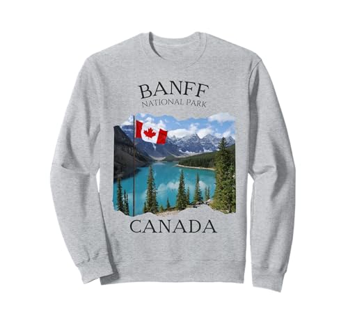 Banff Souvenir Herren Kanadische Touristen Seen Frauen Wanderer Männer Sweatshirt Banff Souvenir Herren Kanadische Touristen Seen Frauen Wanderer Männer Sweatshirt von Canadian Flag National Patriotic National Parks