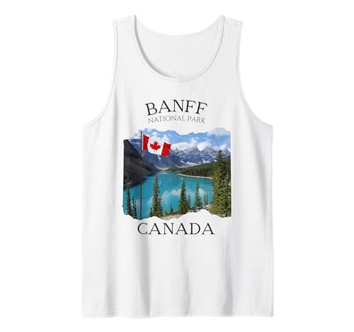 Banff Souvenir Herren Kanadische Touristen Seen Frauen Wanderer Männer Tank Top Banff Souvenir Herren Kanadische Touristen Seen Frauen Wanderer Männer Tank Top von Canadian Flag National Patriotic National Parks