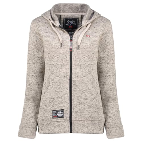 Canadian Peak Talerteak_Lady - Women's Warm Padded Jacket Season Fall Winter Spring Summer - Warm Coat Jacket - Long Sleeve Jacket - Women (Light Grey XL) von Canadian Peak