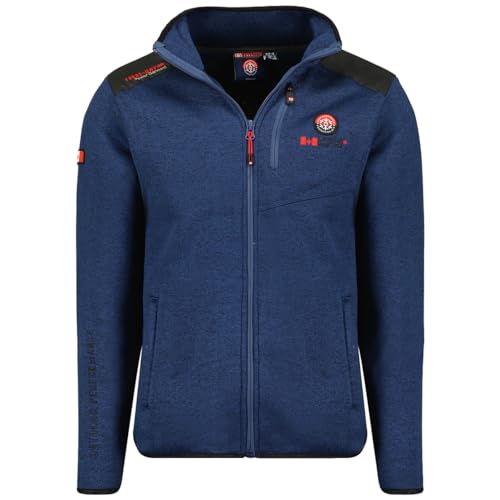 Canadian Peak Tavideak_Men - Men's Warm Mid Thick Fleece Zip - Men's Autumn Winter Spring Warm Jacket - Long Sleeve Sweater Soft Comfort Outdoor (Navy Blue XL) von Canadian Peak