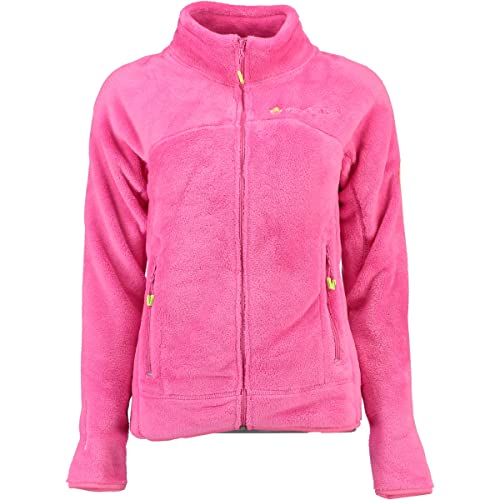 Canadian Peak Udilas Lady - Warmes Fleece Weiche Frau Komfortabel - Winterjacke Warmer Bademantel Frauen Weich - Dickes Sweatshirt Langarm (Fuchsia S Größe 1) von Canadian Peak