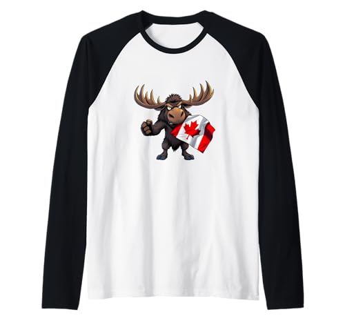 Kanada-T-Shirt, kanadisches T-Shirt, Kanada-Flagge für Damen Raglan von Canadian map, Canada shirt, Canada shirt for kids