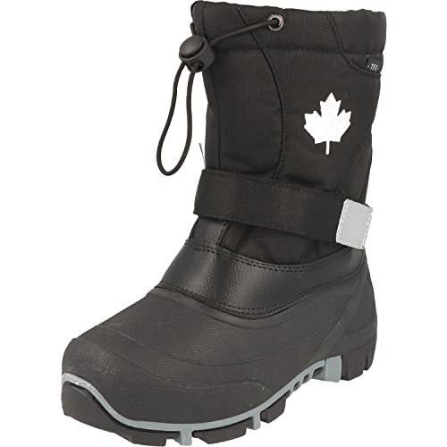 Canadians Indigo Jungen Winter Stiefel Boots 467-185 gefüttert in Schwarz (38) von Canadians