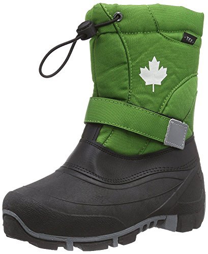 Canadians Indigo Kinder Winter Schnee Boots Stiefel gefüttert 467-185 in 6 Farben (38 EU, Green) von Canadians