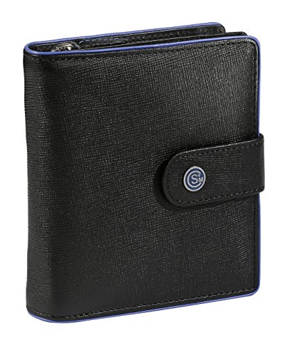 Canal Saint Martin Canal Saint Martin Geldbörse, 12 cm, Intensives Schwarz, 12 cm, Münzbörse von Viquel
