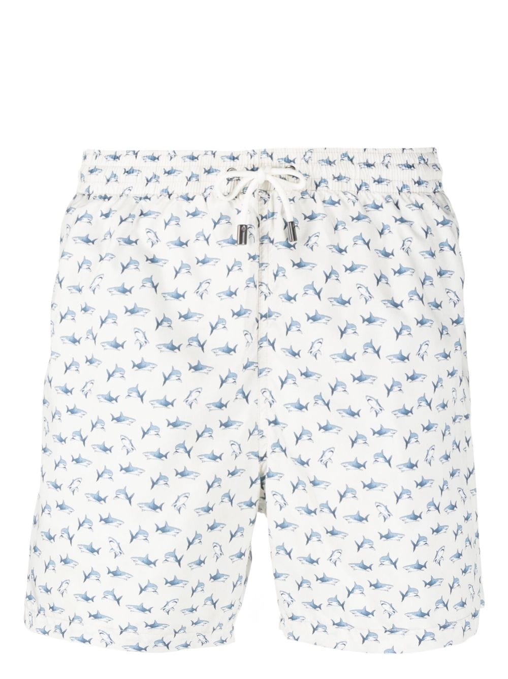 Canali Badeshorts mit Hai-Print - Nude von Canali