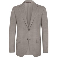 Canali Einreihiges Sakko aus einem strukturiertem Woll-Mix in 52 von Canali