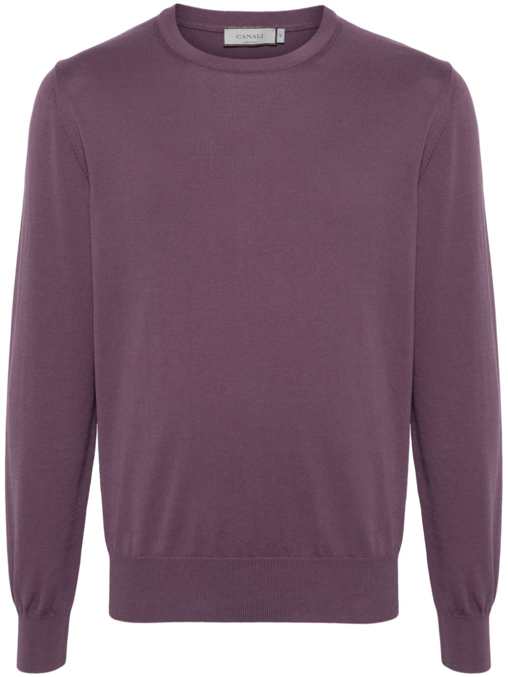 Canali Gestrickter Pullover - Violett von Canali