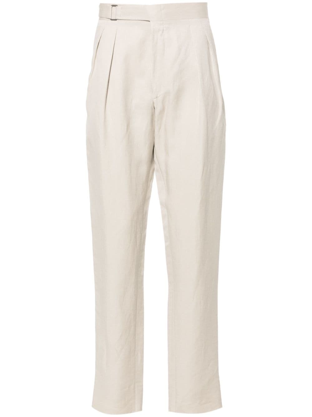 Canali Halbhohe Adjuster Tapered-Hose - Braun von Canali