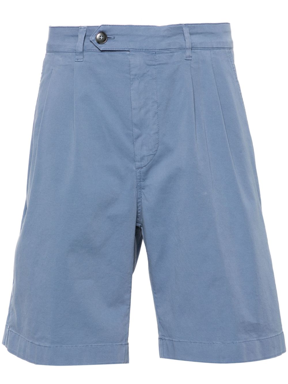 Canali Halbhohe Chino-Shorts - Blau von Canali