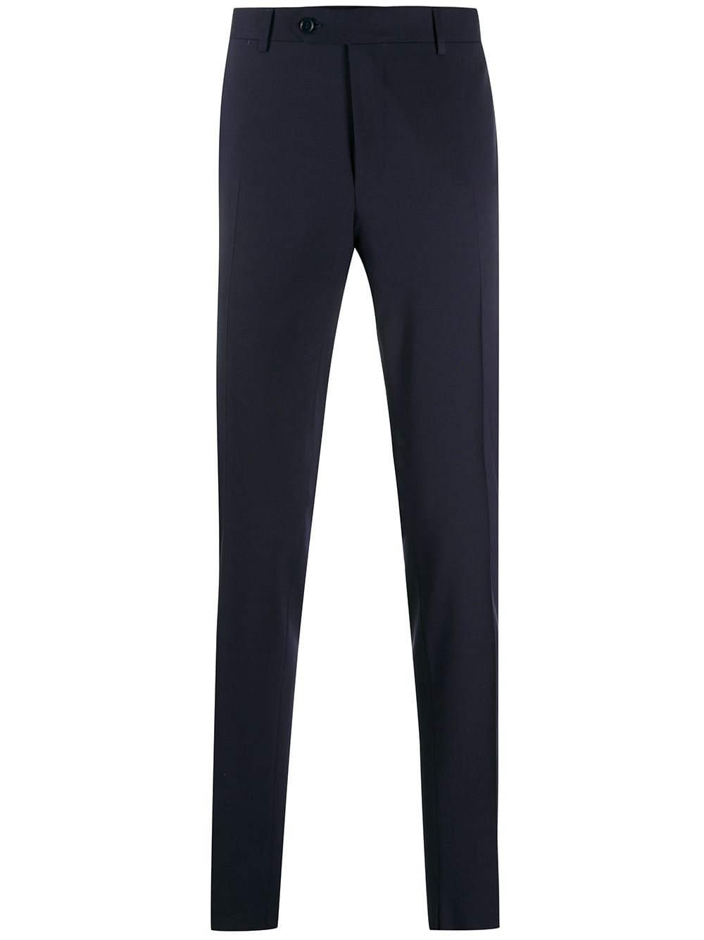 Canali Hose mit schmalem Schnitt - Blau von Canali