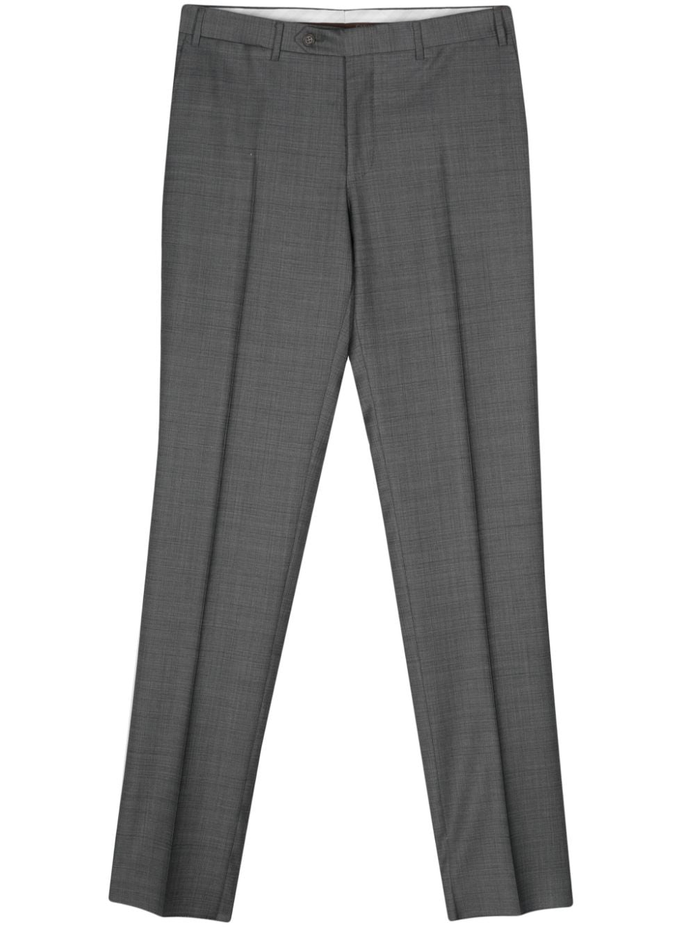 Canali Melierte Hose aus Wolle - Grau von Canali