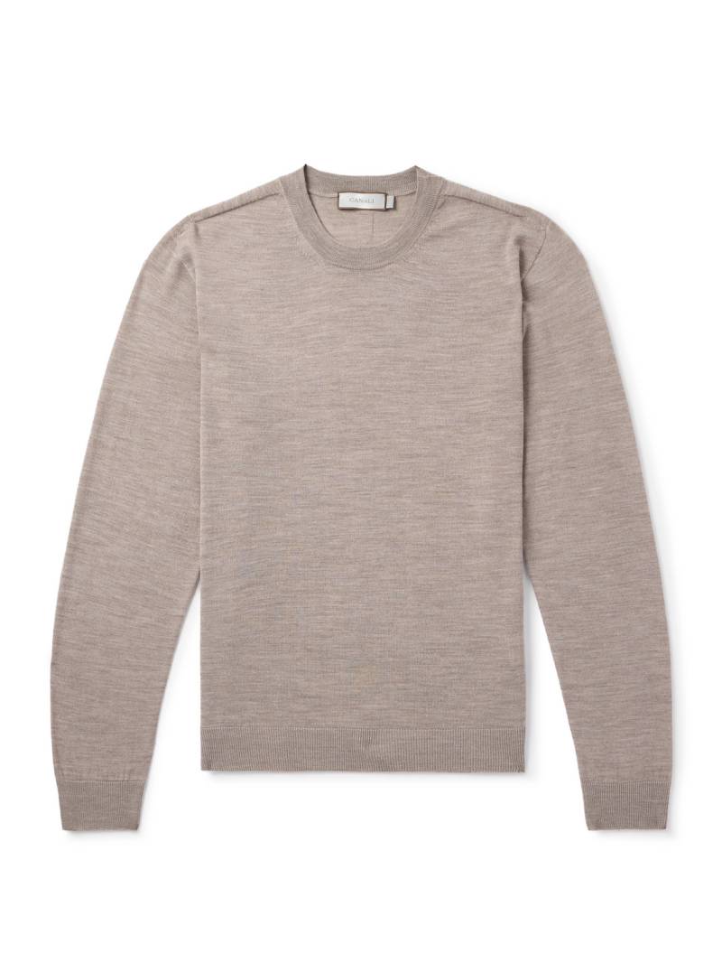 Canali - Merino Wool Sweater - Men - Neutrals - IT 50 von Canali