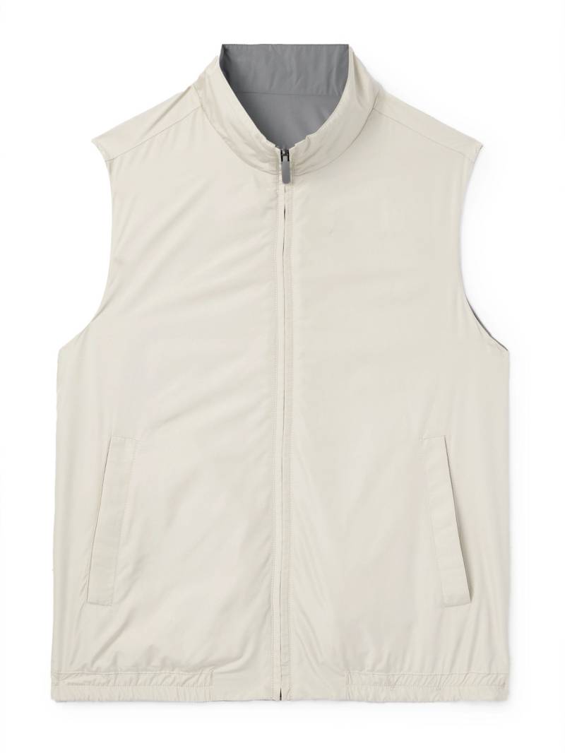 Canali - Reversible Shell Gilet - Men - Neutrals - IT 52 von Canali