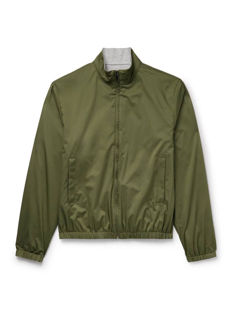 Canali - Reversible Twill and Jersey Blouson Jacket - Men - Green - IT 54 von Canali