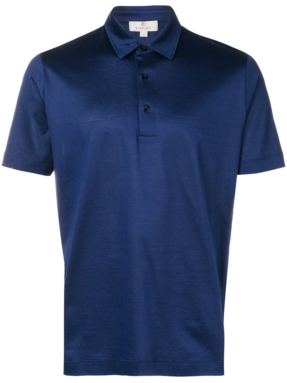 Canali Schmales Poloshirt - Blau von Canali