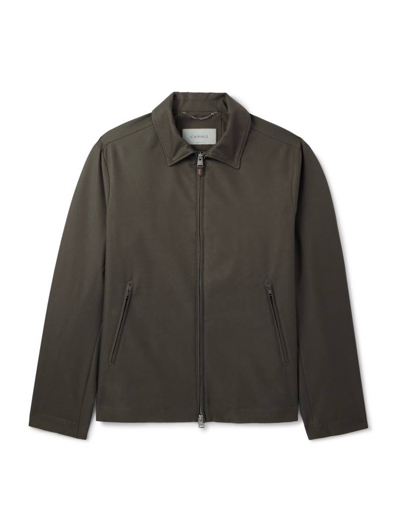Canali - Shell Bomber Jacket - Men - Brown - IT 46 von Canali