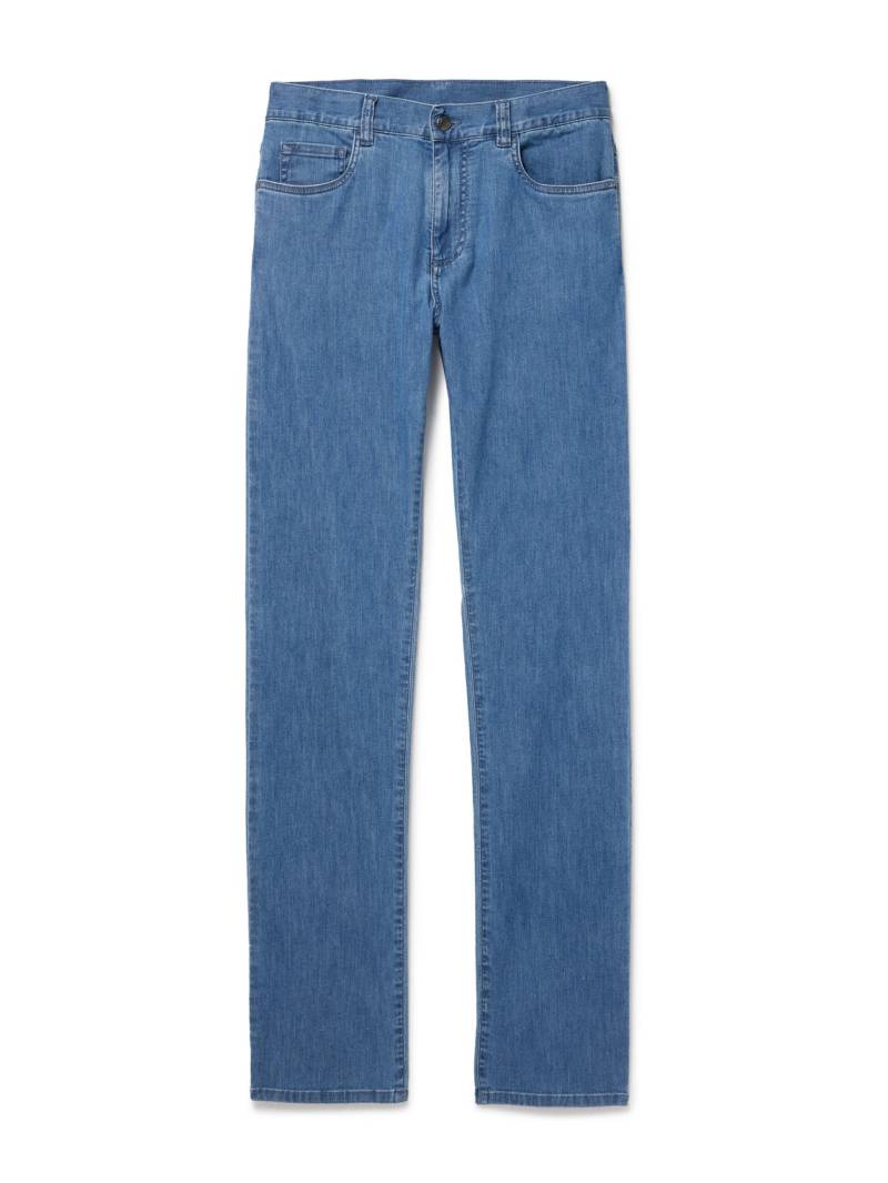 Canali - Slim-Fit Straight-Leg Jeans - Men - Blue - IT 54 von Canali