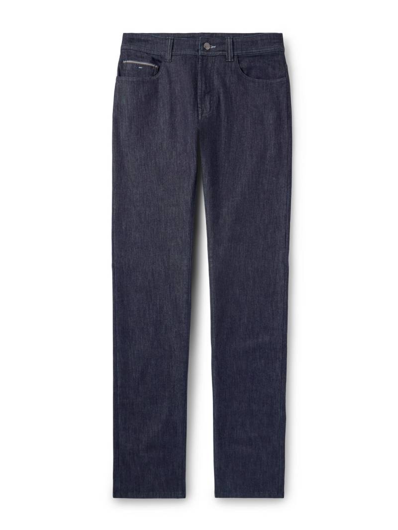 Canali - Slim-Fit Straight-Leg Selvedge-Trimmed Jeans - Men - Blue - IT 54 von Canali
