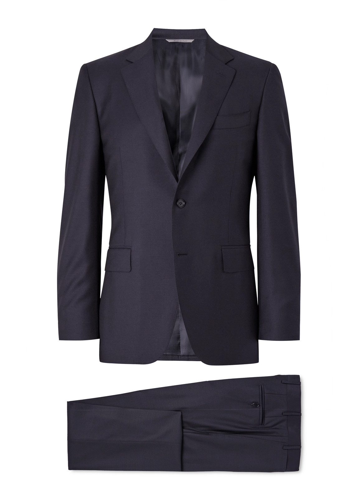 Canali - Slim-Fit Wool Suit - Men - Blue - IT 56 von Canali