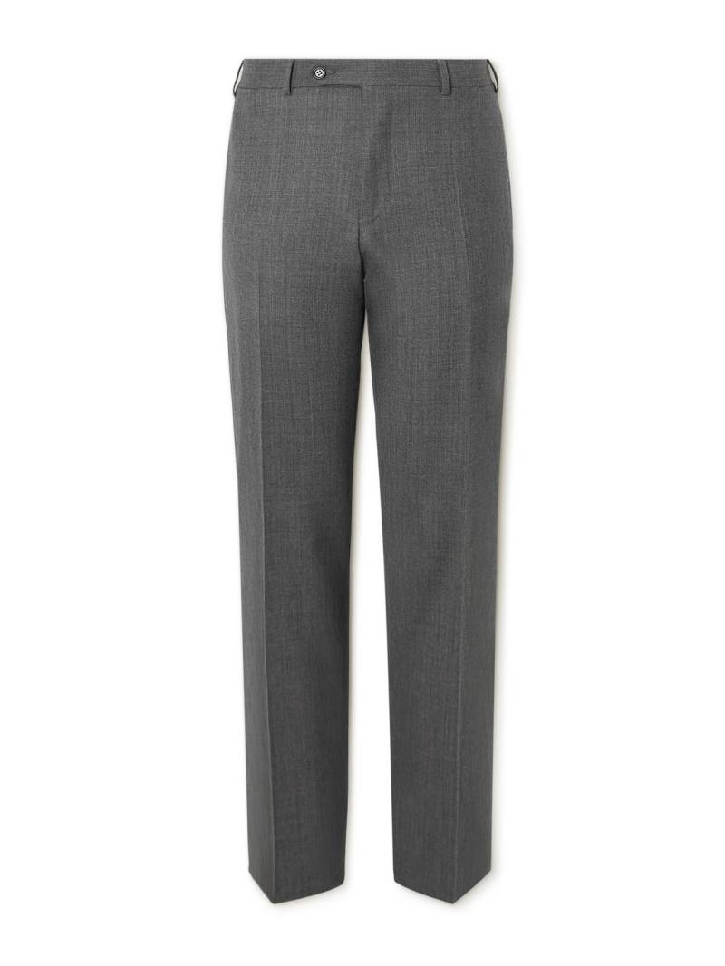 Canali - Straight-Leg Checked Wool-Flannel Suit Trousers - Men - Gray - IT 54 von Canali