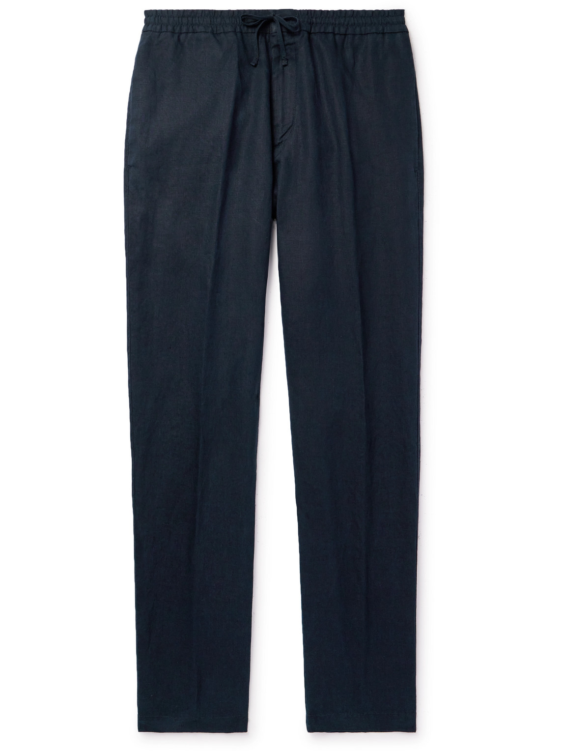 Canali - Straight-Leg Linen Drawstring Trousers - Men - Blue - IT 50 von Canali