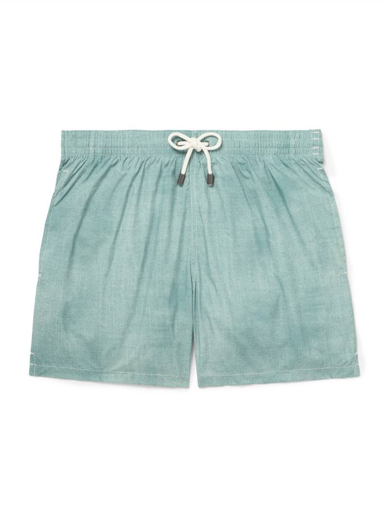 Canali - Straight-Leg Mid-Length Printed Swim Shorts - Men - Blue - XXL Canali - Straight-Leg Mid-Length Printed Swim Shorts - Men - Blue - XXL von Canali