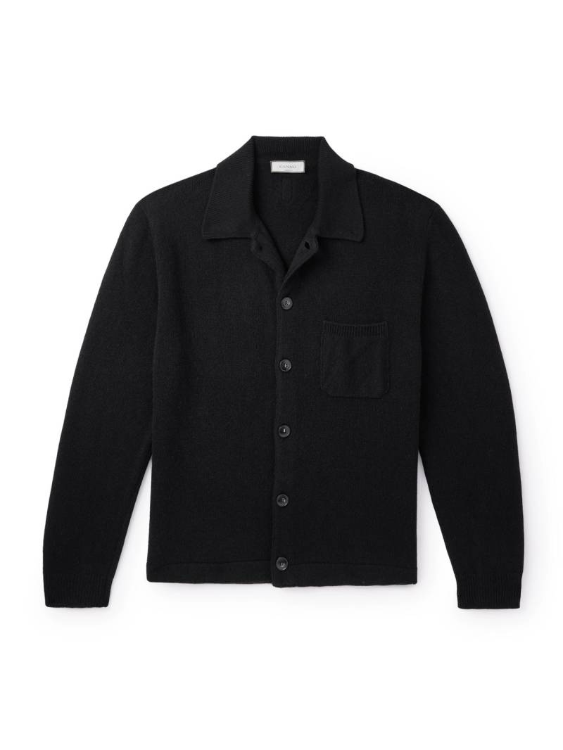 Canali - Wool and Cashmere-Blend Cardigan - Men - Black - IT 56 von Canali