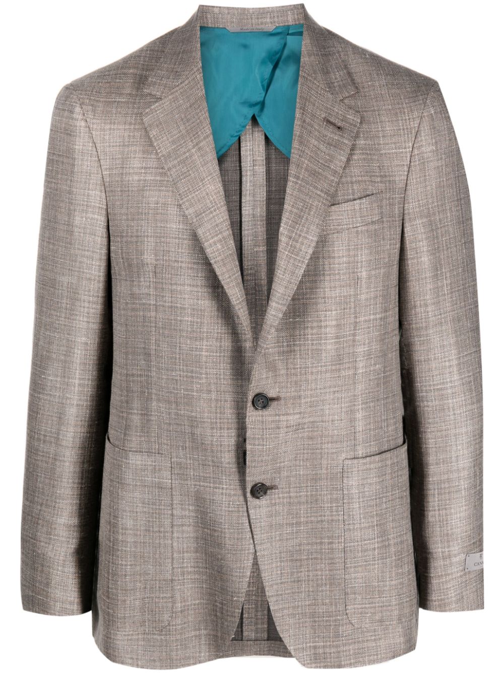 Canali Sakko aus Chambray - Braun von Canali