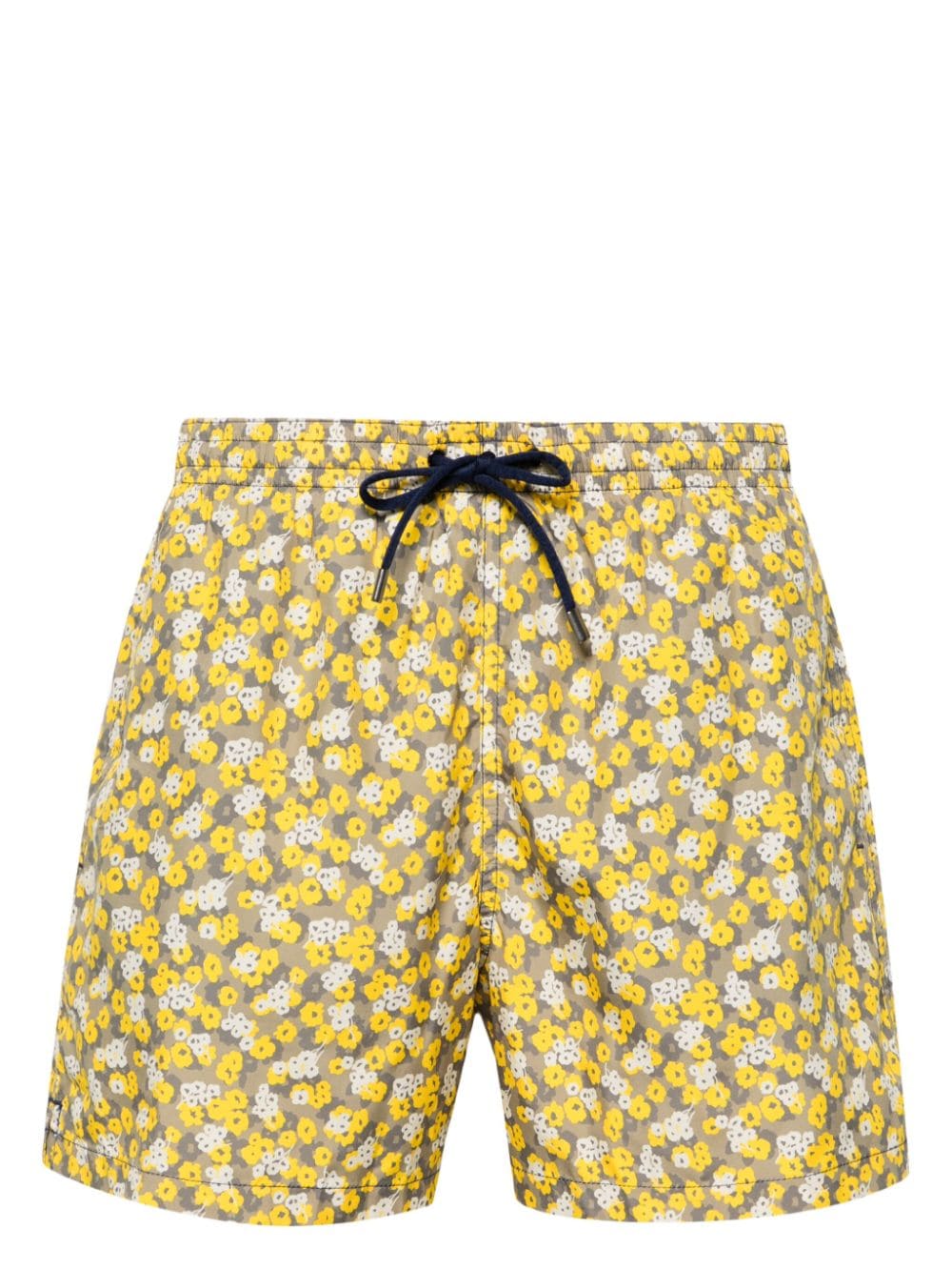 Canali Badeshorts mit Blumen-Print - Grün von Canali