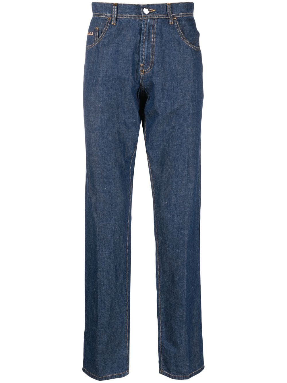 Canali Jeans mit lockerem Schnitt - Blau von Canali