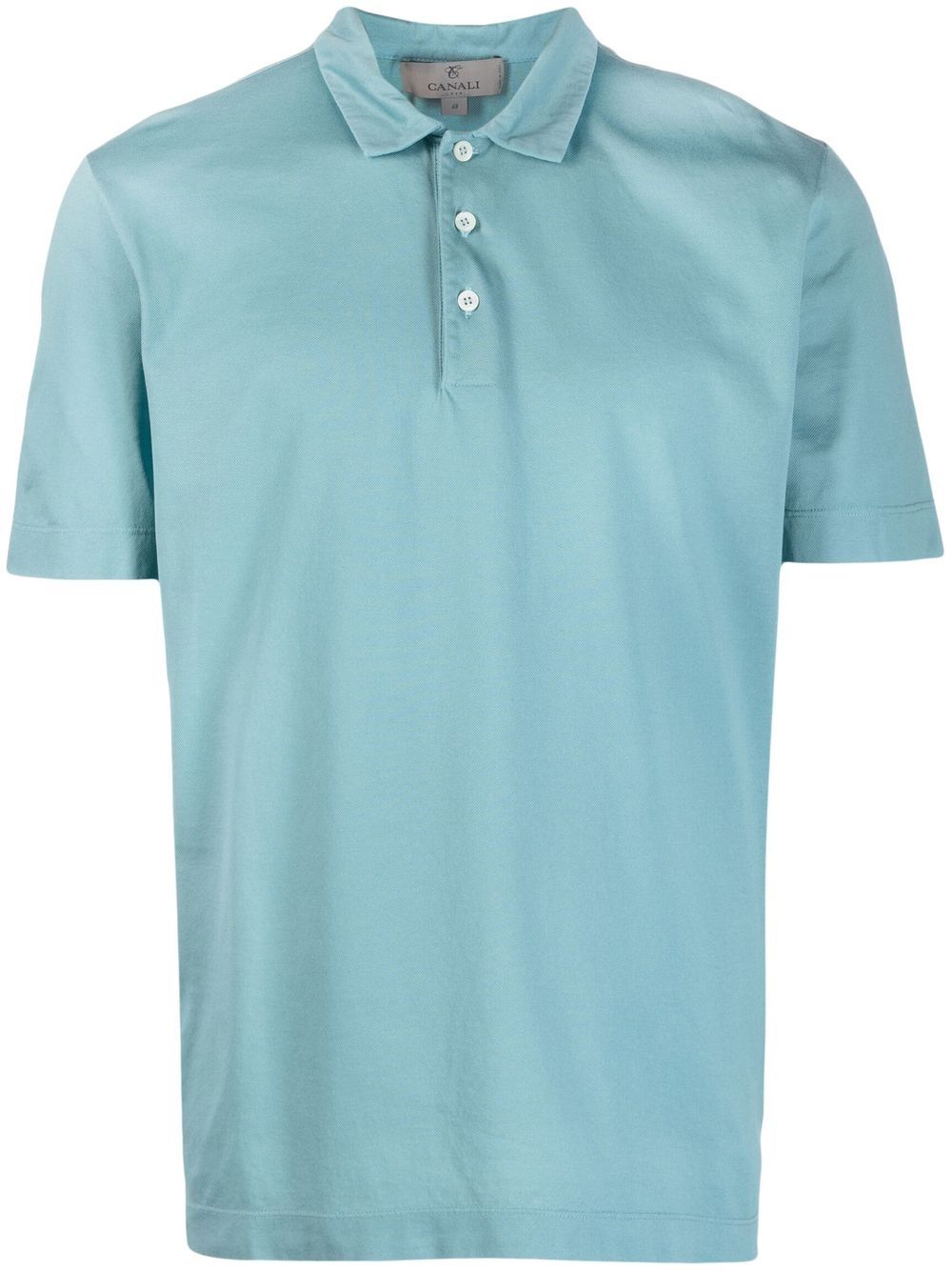 Canali Klassisches Poloshirt - Blau von Canali