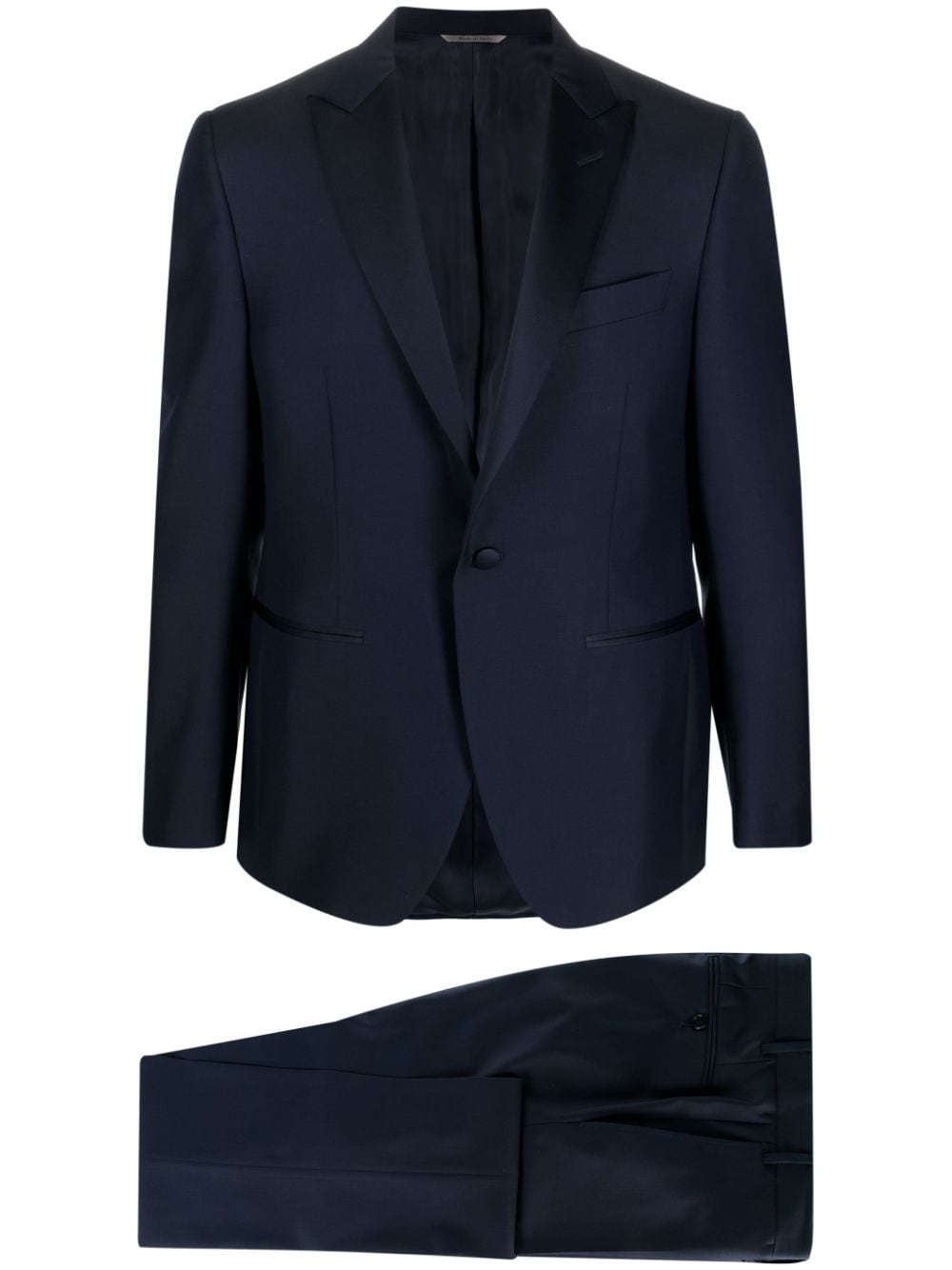 Canali Einreihiger Smoking - Blau von Canali