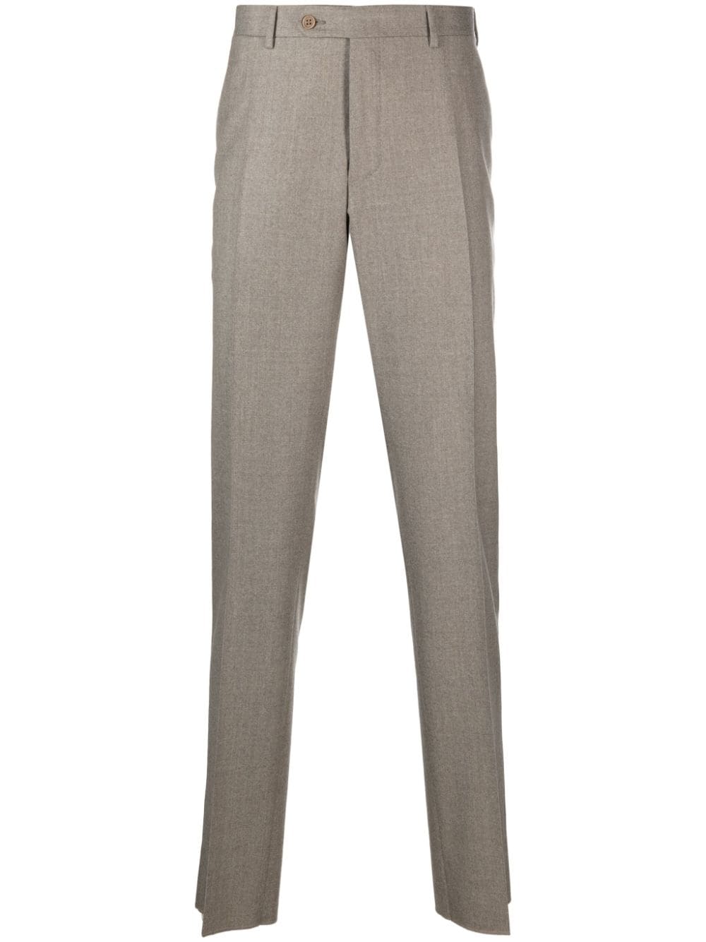 Canali Hose mit schmalem Schnitt - Nude von Canali