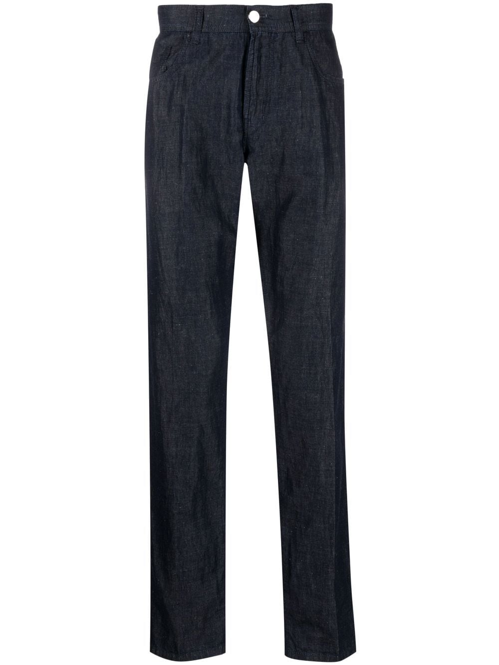 Canali Hose mit geradem Bein - Blau von Canali