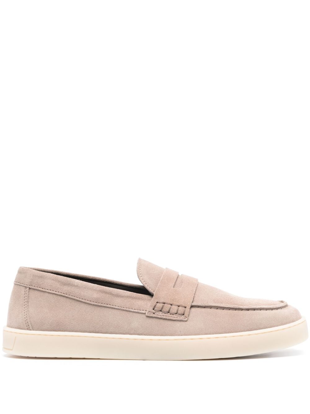 Canali Loafer aus Wildleder - Nude von Canali