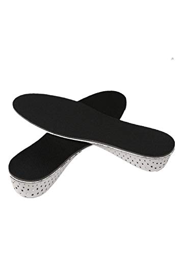 Canarea Höhe erhöhen Schuhe Einlegesohle, atmungsaktiv Memory Foam Höhe erhöhen Einlegesohle unsichtbar erhöhte Heel Lifteinsätze Schuhaufzüge Elevator Einlegesohlen für Männer Frauen (3 CM) von Canarea